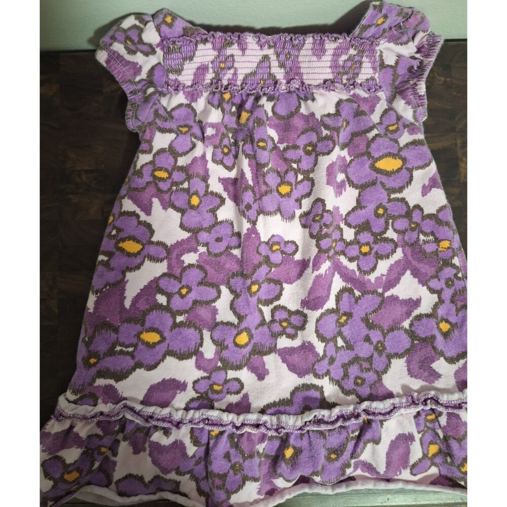 Old Navy 12-18m purple smocked dress
